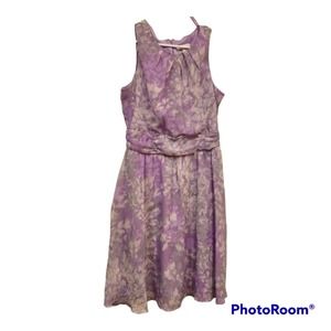 Christopher and Banks lilac sleeveless Dress size 8